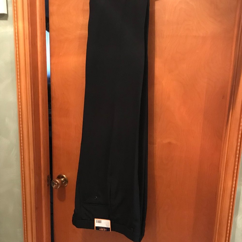 Military Dress Black Men's Trousers
